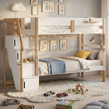 Evan Single Bunk Bed with Staircase